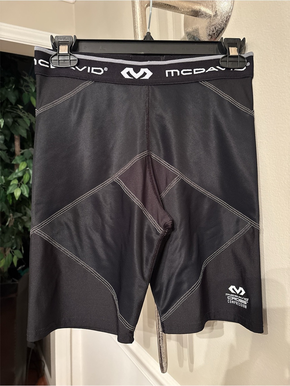 McDavid Men’s Black Athletic Compression Shorts